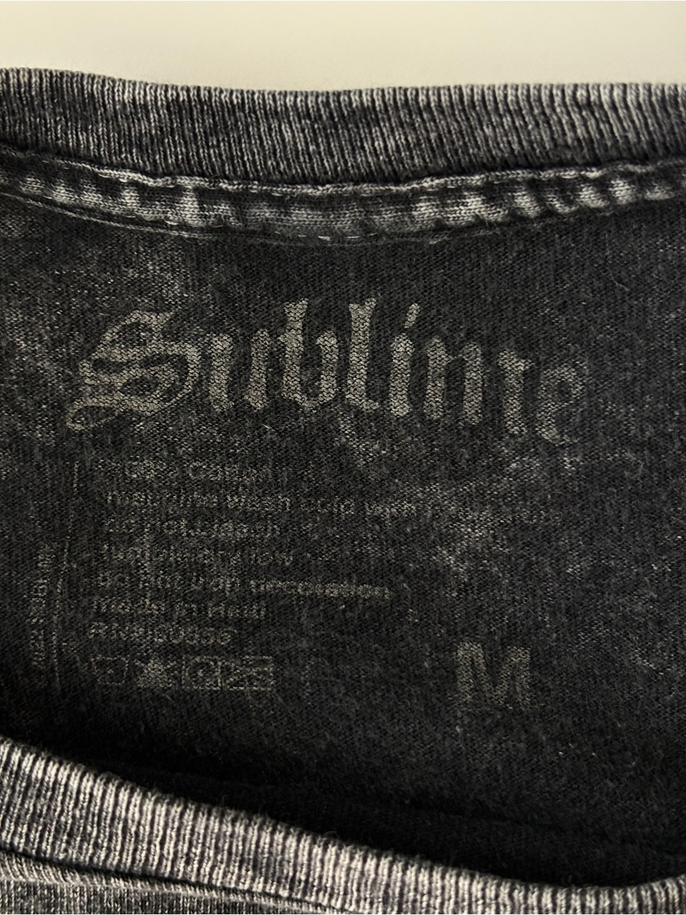 Sublime | Acid Wash Sun Graphic Tee | Vintage Grunge Y2K Celestial Oversized - Picture 5 of 6